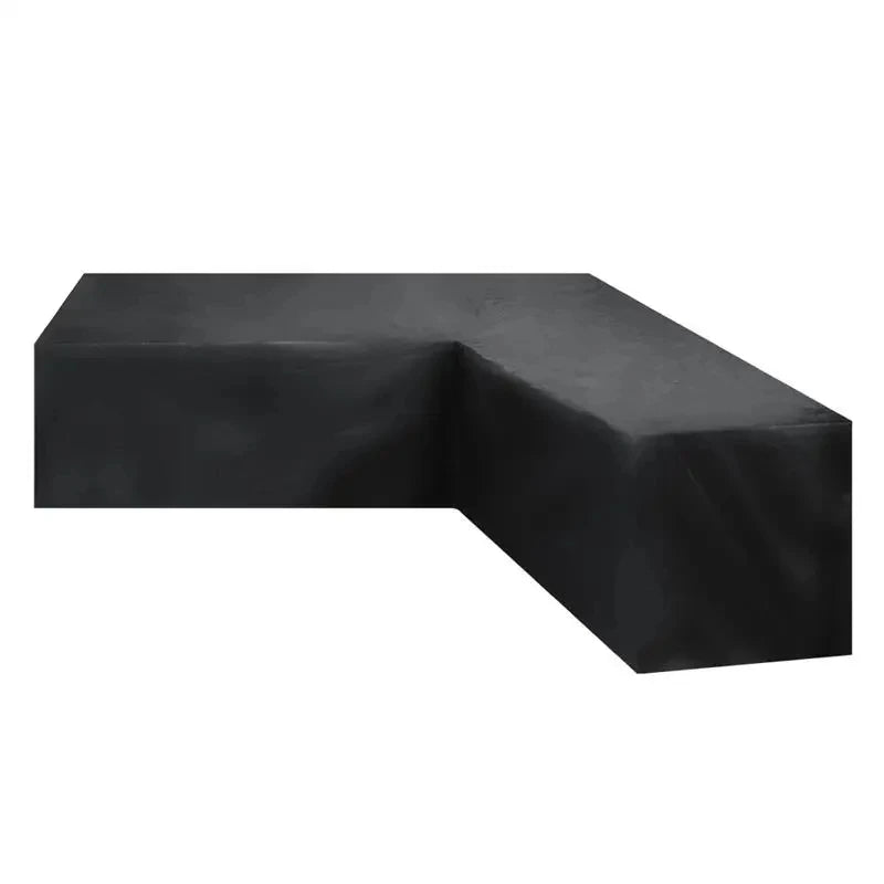 1pc L Shaped Patio Sectional  Sofa turn Angle Cover - Outdoor Furniture Cover, High Quality 210D Heavy Duty Garden Sofa Cover