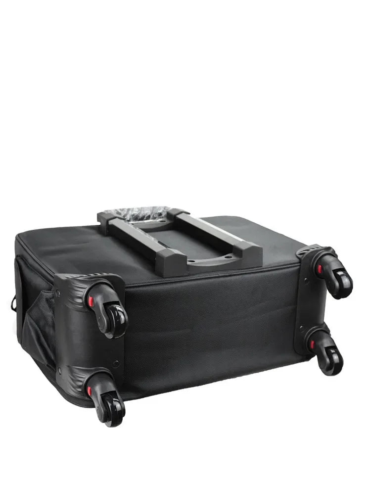 Makeup Suitcase Large Capacity Storage Trolley Case Multi-layer Embroidered Bag Professional Beauty Manicure Rolling Luggage