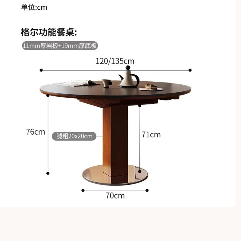 Living Room Dining Table Sets Vintage Simple Style Folding Table Modern Design Conjuntos De Sala De Jantar Living Room Furniture