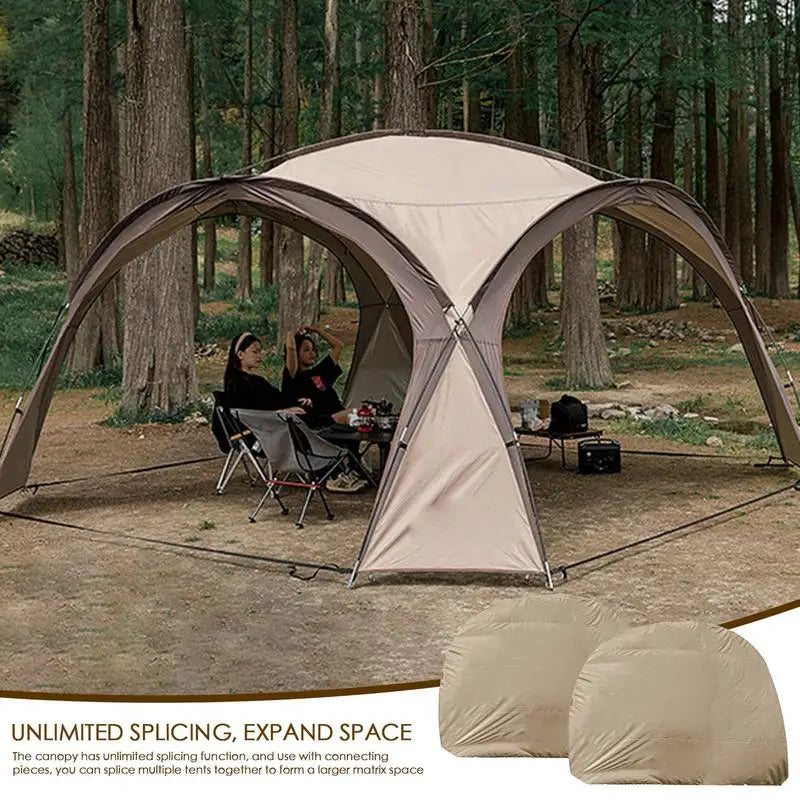 Lightweight Outdoor Camping Travel Tent Tarp Cover Sun Shelter Rainproof Tent Cover UV Protection Camping Gear for Camping Trips