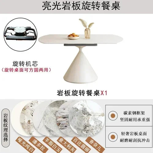 Wooden Nordic Dining Table Modern Minimalist Living Room Dining Table Luxury Style Mesas De Comedor Garden Furniture Sets