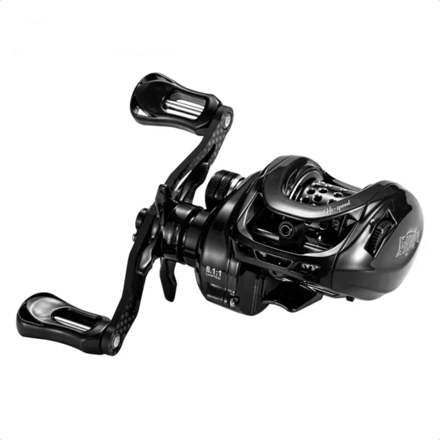 BMC100 Baicasting Reel Betriel BFS Reel 11+1BB 8.1 Gear Ratio 5KG Drag with Clicker Sound Fishing Reel Lille