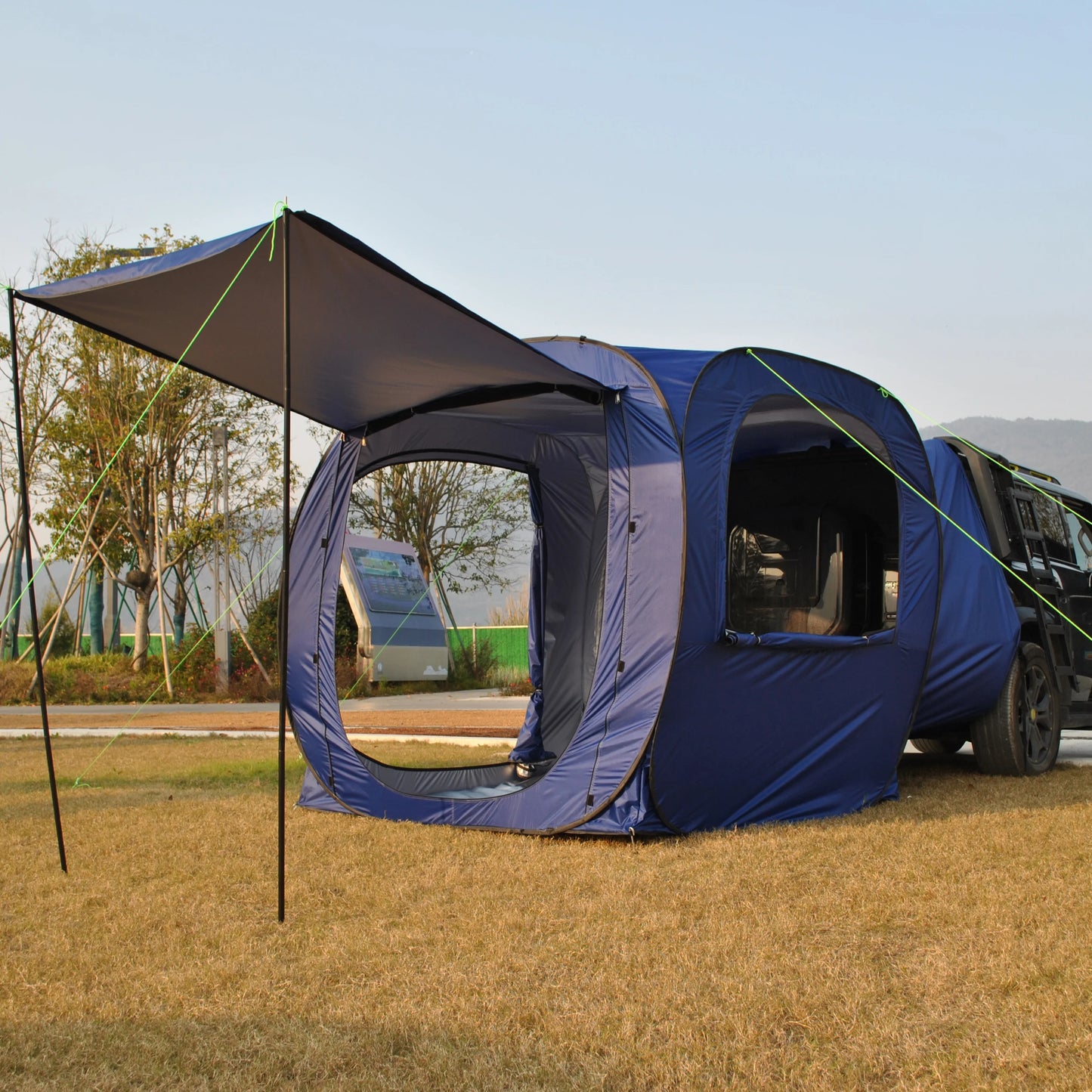 Car Rear Automatic Tent, Car Tailgate Tent,Pop Up Car Rear Tent, SUV Tents Car Tents for Campers Multipurpose Truck Tent