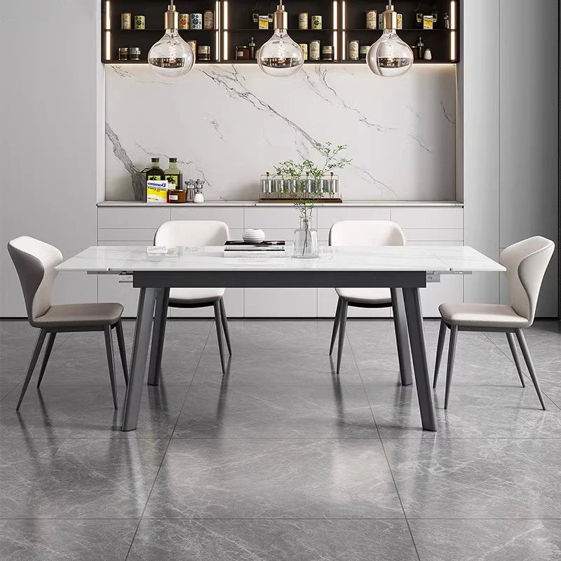 Luxury Extendable Dining Table Quality Delicacy European Modern Dining Tablesnordic Portable Mesa De Comedor Dining Furniture