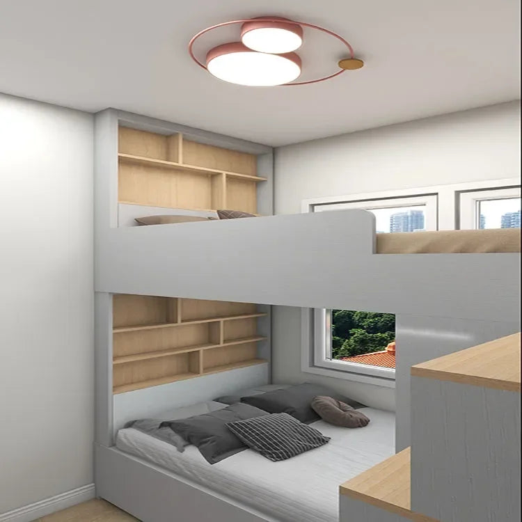 Custom Bunk Bed, High and Low Bed Staggered Tatami, Bed Cabinet Integrated Combination, Bedroom Furniture, Small Apartment