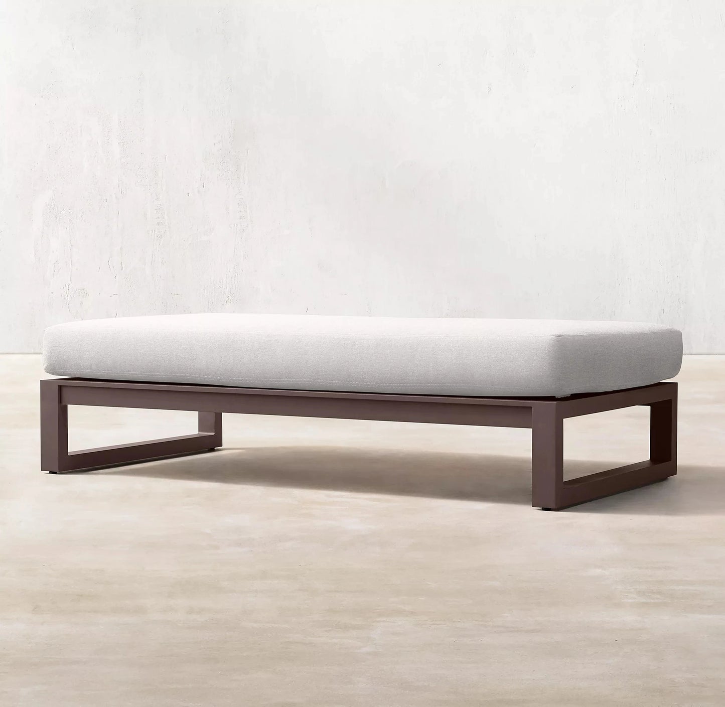 Factory Hot Selling Outdoor Garden Villa Metal Backless Bench Outdoor Balcony Courtyard Leisure Bench