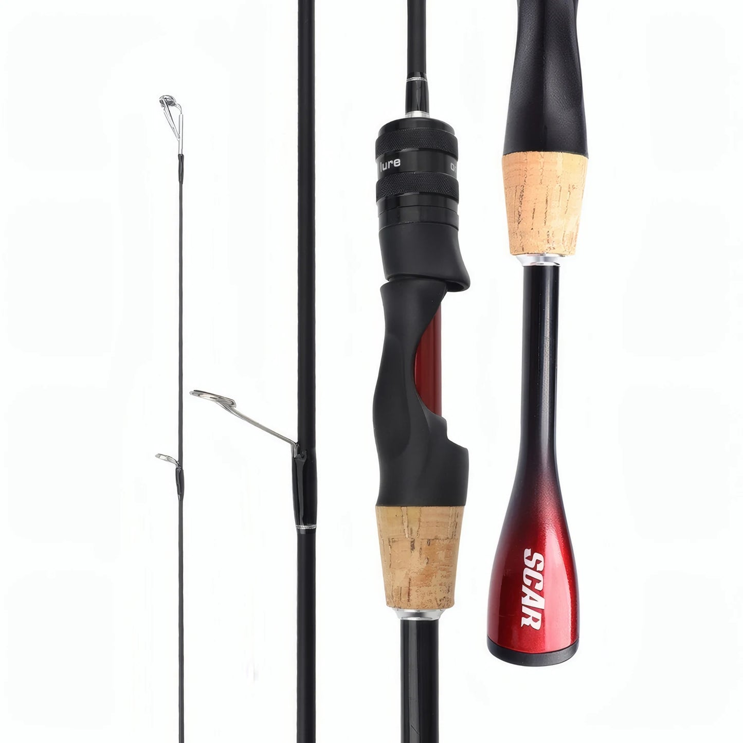 UL Ultra Light Carbon Fiber Lure Fishing Rod Tool for Carp Bass Trout,Spinning Casting Rod,1.8m 1.68m,Small Bait Fishing Pole