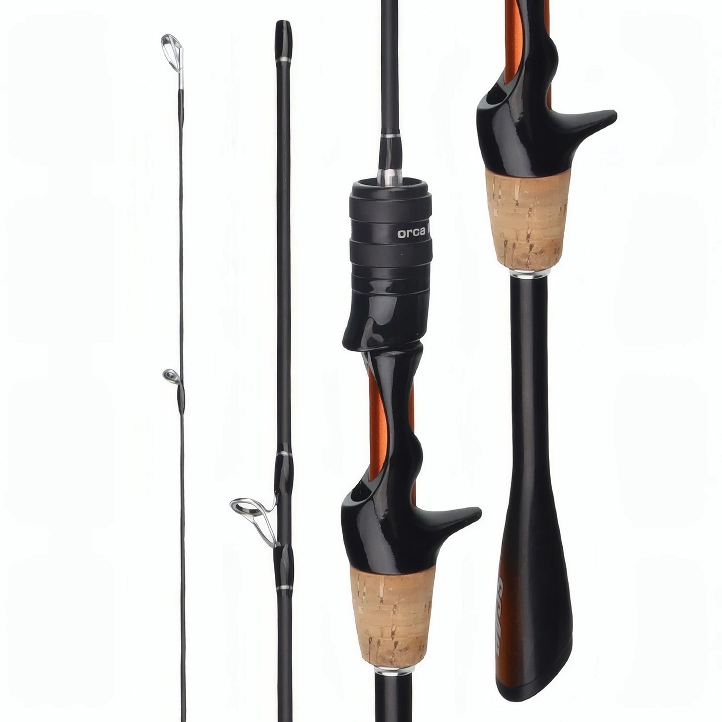 UL Ultra Light Carbon Fiber Lure Fishing Rod Tool for Carp Bass Trout,Spinning Casting Rod,1.8m 1.68m,Small Bait Fishing Pole