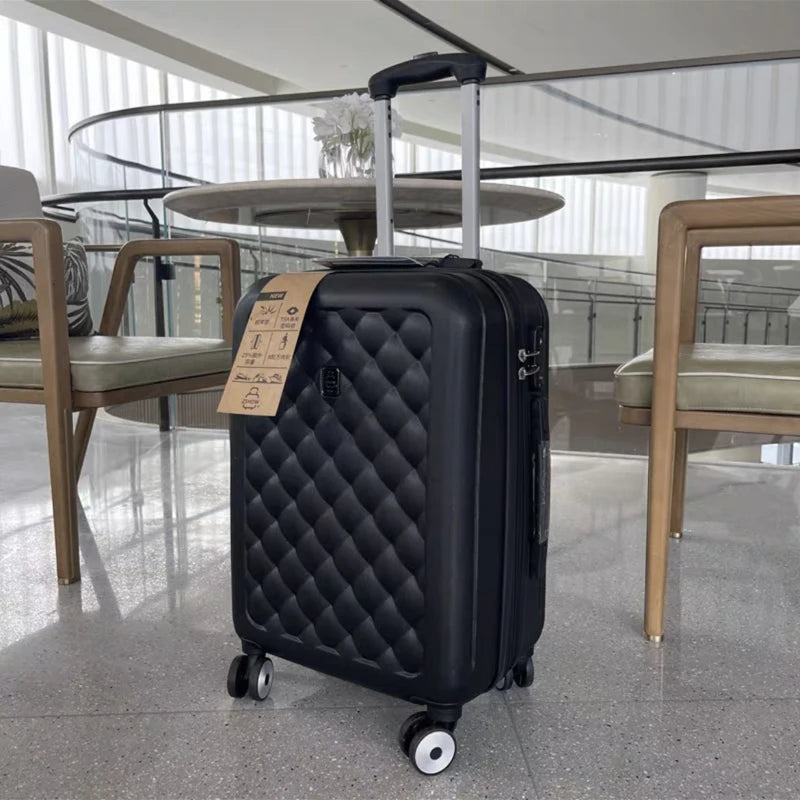 New Men Retro 20/24/26 inches Rolling Luggage carry on Trolley Luggage Women spinner brand Travel Bag Password Trolley Suitcase