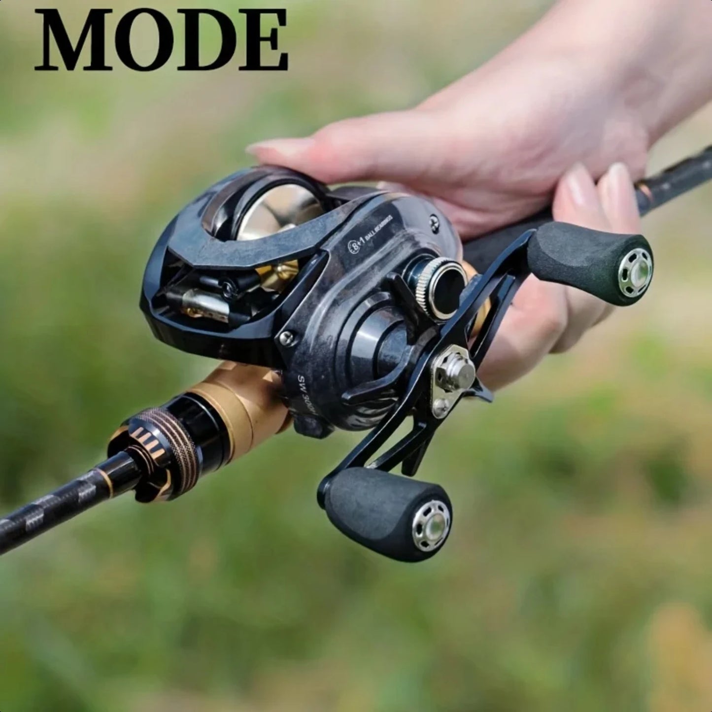 SW Series,6.4 1 Gear Ratio,Carbon Fiber Shell,35LB Max Drag,Metal Baitcasting Reel, Freshwater Saltwater