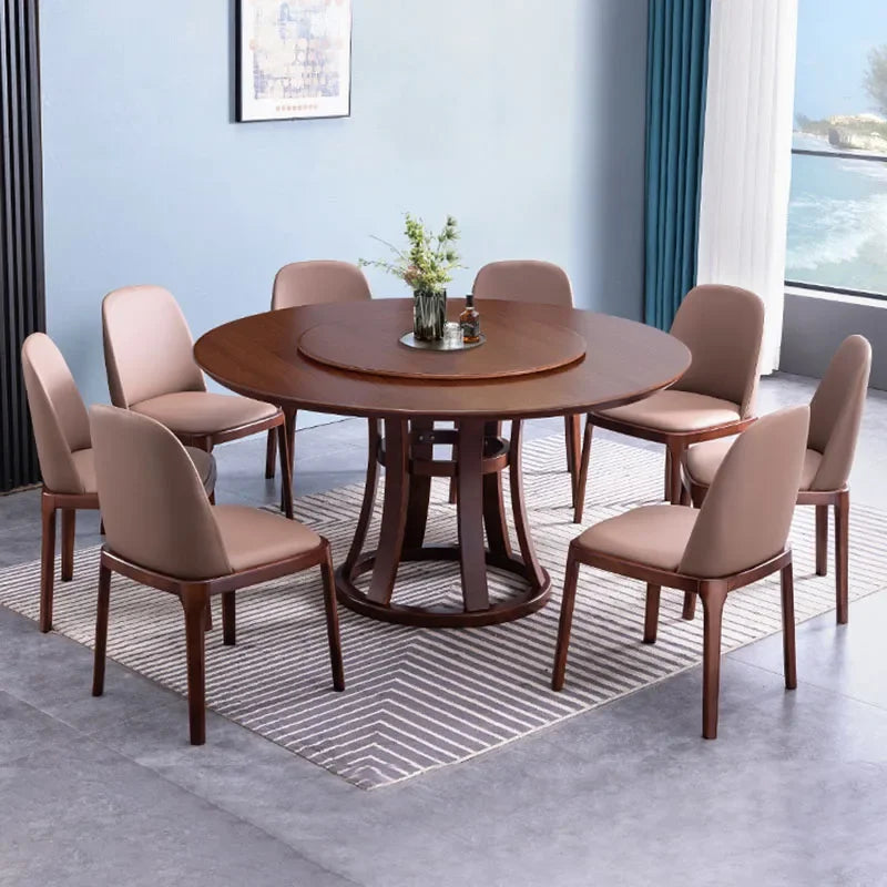 Comfy Beauty Dining Table Round Wooden Nordic Home Kitchen Dining Table Living Room Mesas De Comedor Garden Furniture Sets