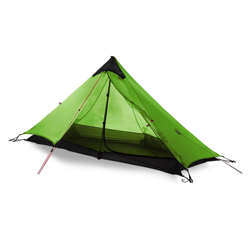3F UL GEAR LanShan 1 Outdoor Ultralight Camping Tent 1 Person 3 Season Professional 15D Silnylon LanShan1 Rodless Tent