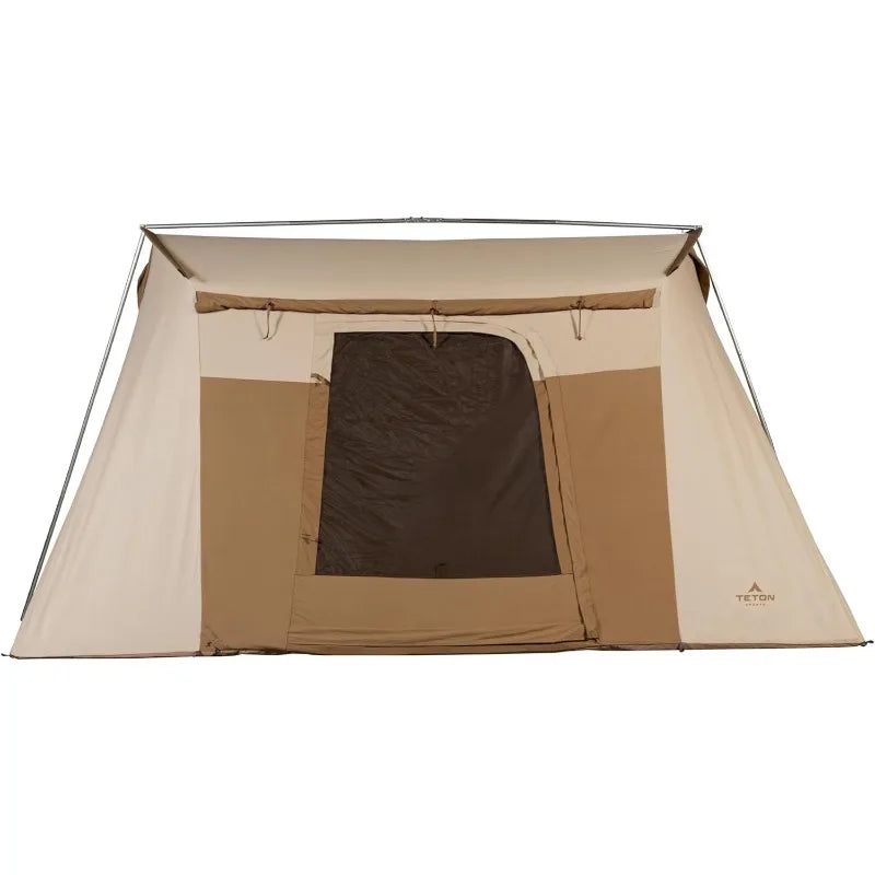 TETON Sports Canvas Tents, Tent for Family Camping in All Seasons, The Right Shelter for Your Base Camp, Waterproof