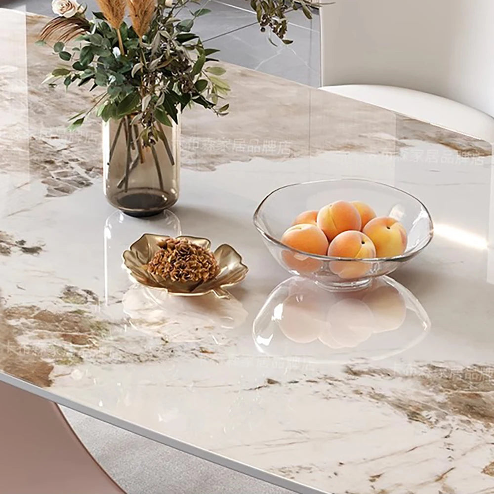 Italian Nordic Dining Table Simple Modern Decorate Luxury Dining Table Marble Minimalist Mesa De Comedor Home Furniture