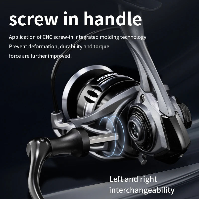 Rooblinos ME fishing reel spinning reel  smooth - running fishing reel