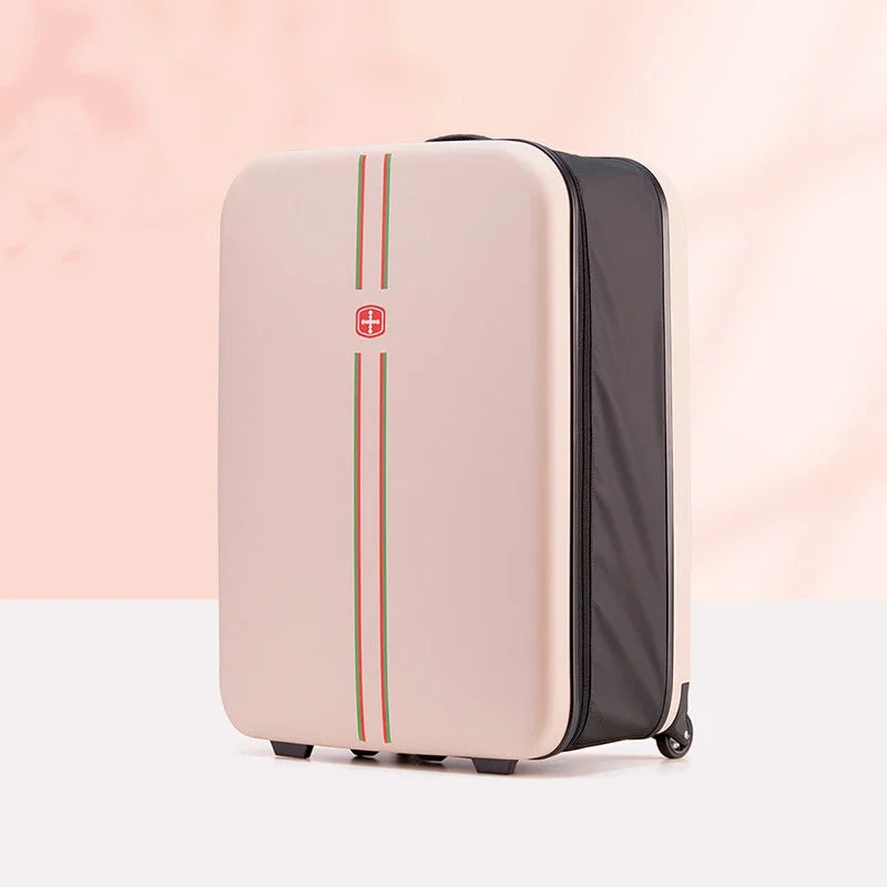 New Arrival Folding Trolley Bag 20 "24" Luggage Case for Business Travel Lightweight Foldable School Suitcase Fashion Trunk Gift