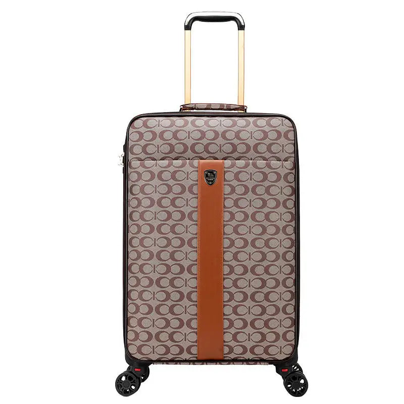 High Grade Suitcase female fashion male travel luggage pull rod box trolley carry on with handbag luxury 16/20/24 boarding case