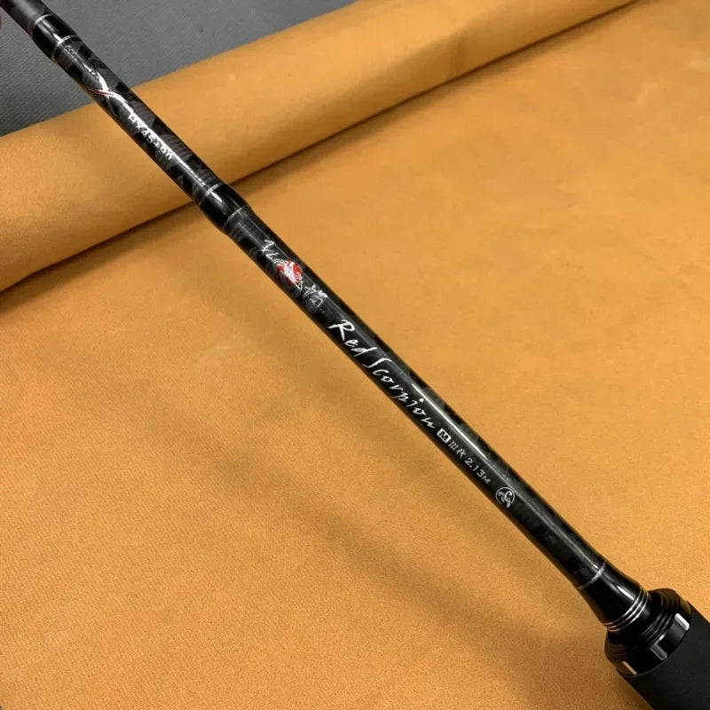 Lure Fishing Rod Carbon Ultra Light Ultra Hard Casting Spinning Fuji Reel Seat M Tip Distance Throwing Rod Bass Fishing Rod