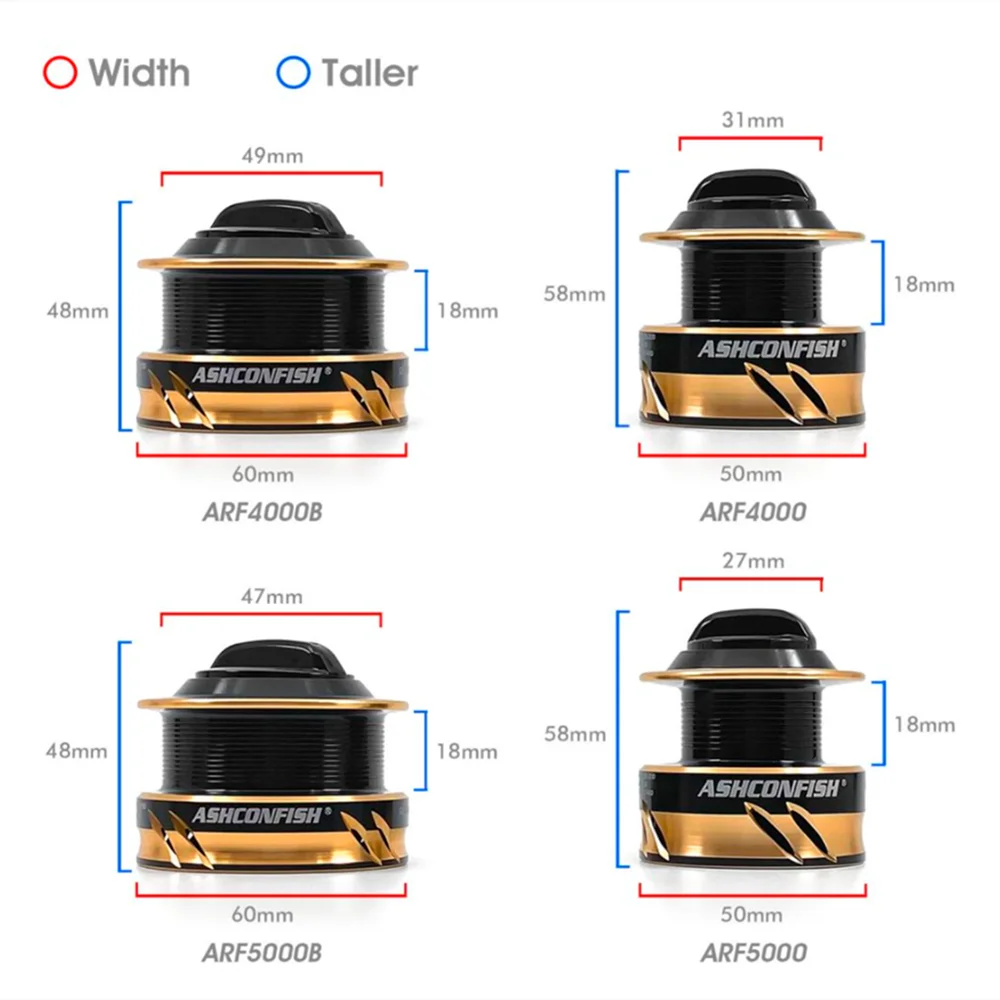 New Ashconfish Fishing Reel Fishing Reel Spinning Wheel Sea Pole Reel Fishing Reel Fishing Rod Fishing Gear