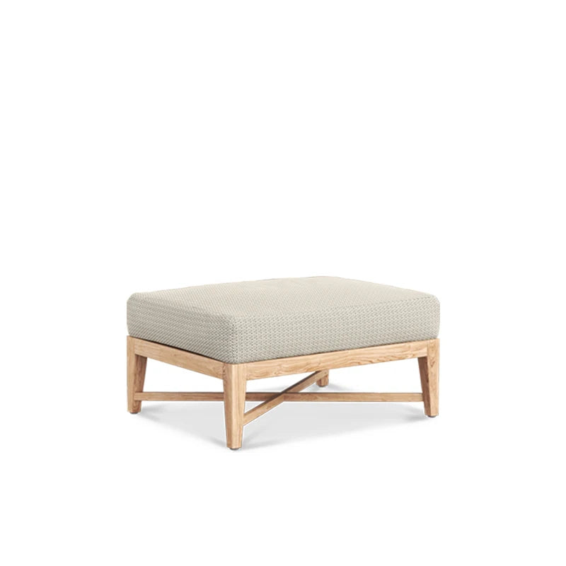 Rope Garden Sofa Outdoor Teak Furniture Set For Patio For Hotels Villas Parks Courtyards