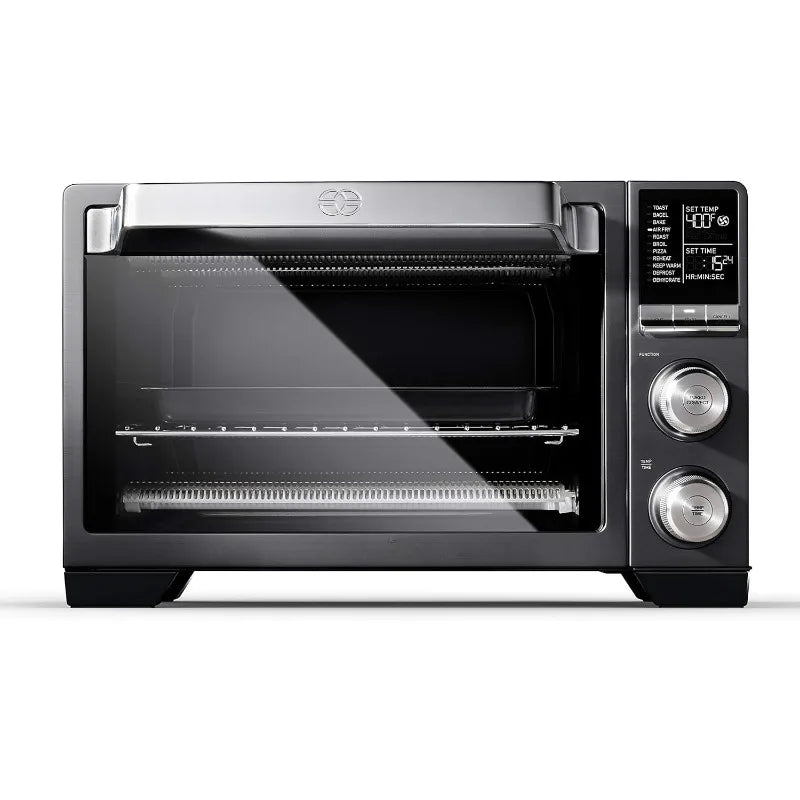 Air Fryer Oven, 11-in-1 Toaster Oven Air Fryer Combo, 26.4 QT/25 L, Fits 12" Pizza, Stainless Steel