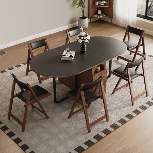 Modern Simpledining Table Sets Extendable Space Saving Folding Table Portable Tavolo Pranzo Allungabile Living Room Furniture