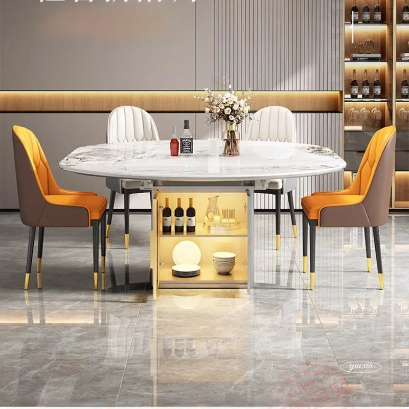 Comfy Extendable Dining Table Nordic Beauty Living Room Dining Table Minimalist Design Mesa De Comedor Kitchen Furniture