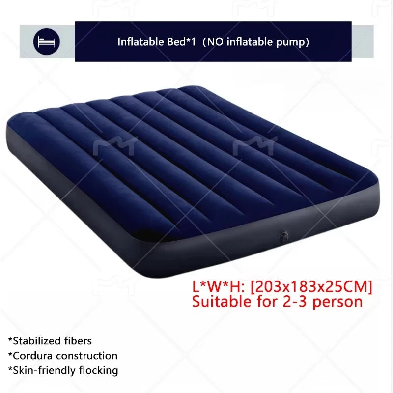 Automatic Air Bed Inflatable Home Inflatable Bed Single Air Mattress Bed Double Lazy Bed Outdoor Portable Air Mattress Bed