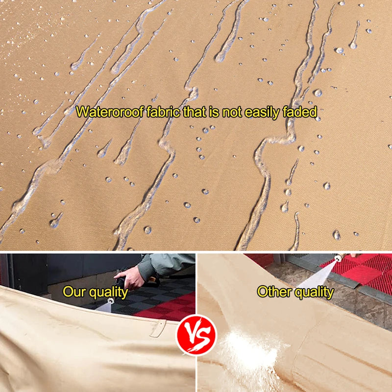 Outdoor Sun Led Light Patio Parasol Commercial Garden Umbrellas Heavy Duty 10*10ft Parasols Umbrellas Outdoor Metal