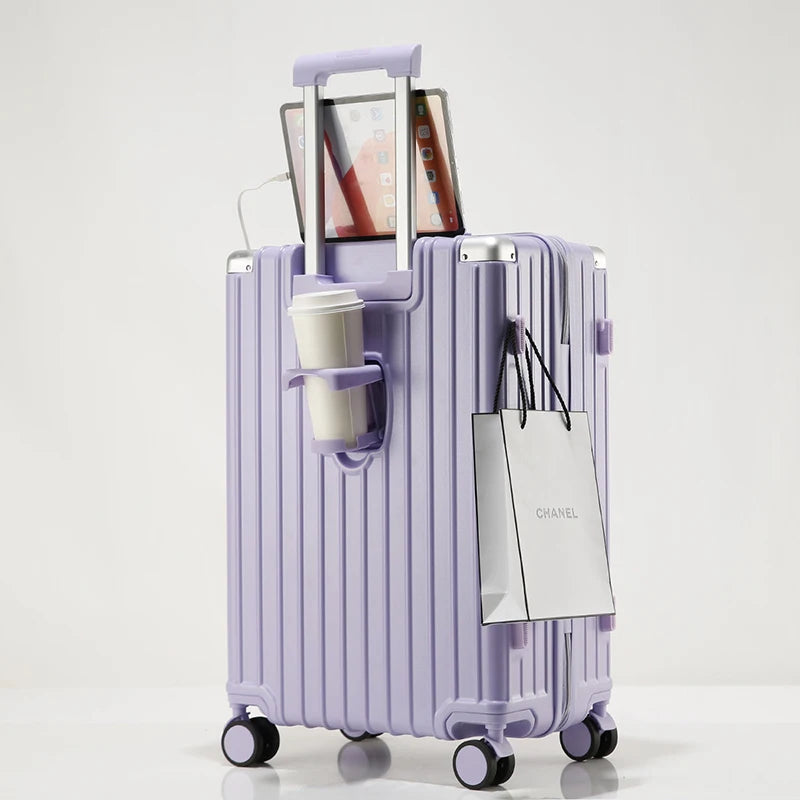 20"24"26 Inch Travel Suitcase Carry on Luggage Cabin Rolling Luggage Zipper Password Trolley Case with Wheels Business Suitcase