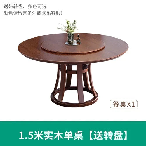 Comfy Beauty Dining Table Round Wooden Nordic Home Kitchen Dining Table Living Room Mesas De Comedor Garden Furniture Sets