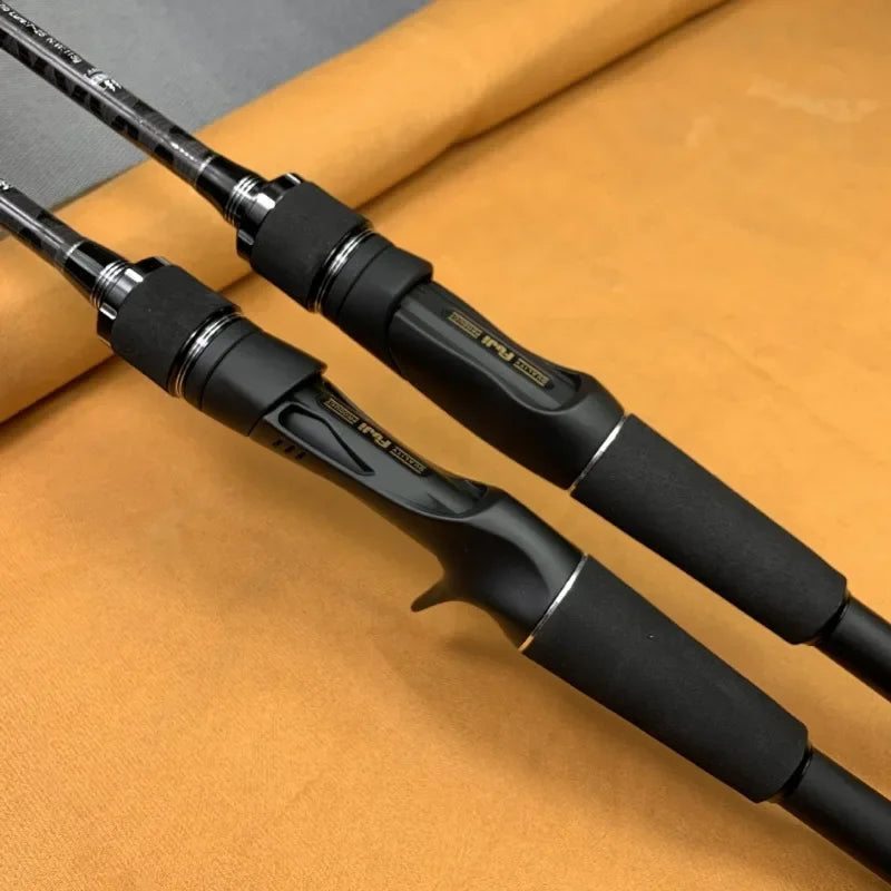 Lure Fishing Rod Carbon Ultra Light Ultra Hard Casting Spinning Fuji Reel Seat M Tip Distance Throwing Rod Bass Fishing Rod