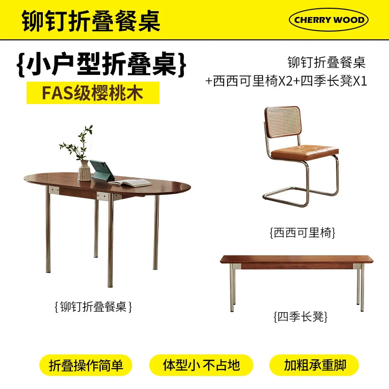 Luxury Dining Table Simple Minimalist Modern Decoration Folding Tables European Mesas Pegables Portatil Kitchen Furniture