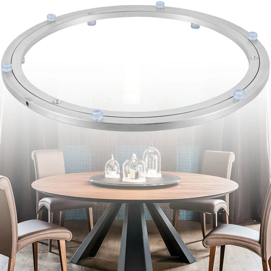 14 Inch Rotating Metal Turntables Dining Table Bearing Heavy Duty Round Dining Table Smooth Swivel Plate for Dining Table