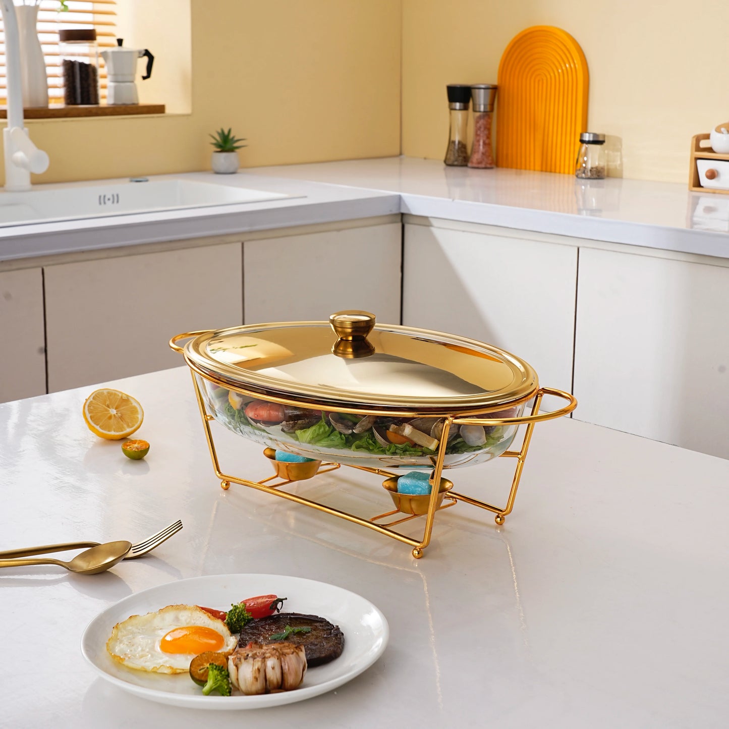 Insulated pot, heatable, suitable for family gatherings, banquets, commercial hotels