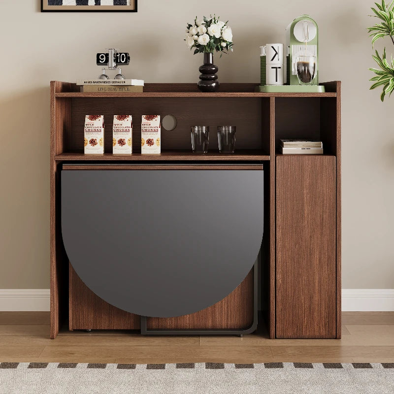 Modern Simpledining Table Sets Extendable Space Saving Folding Table Portable Tavolo Pranzo Allungabile Living Room Furniture