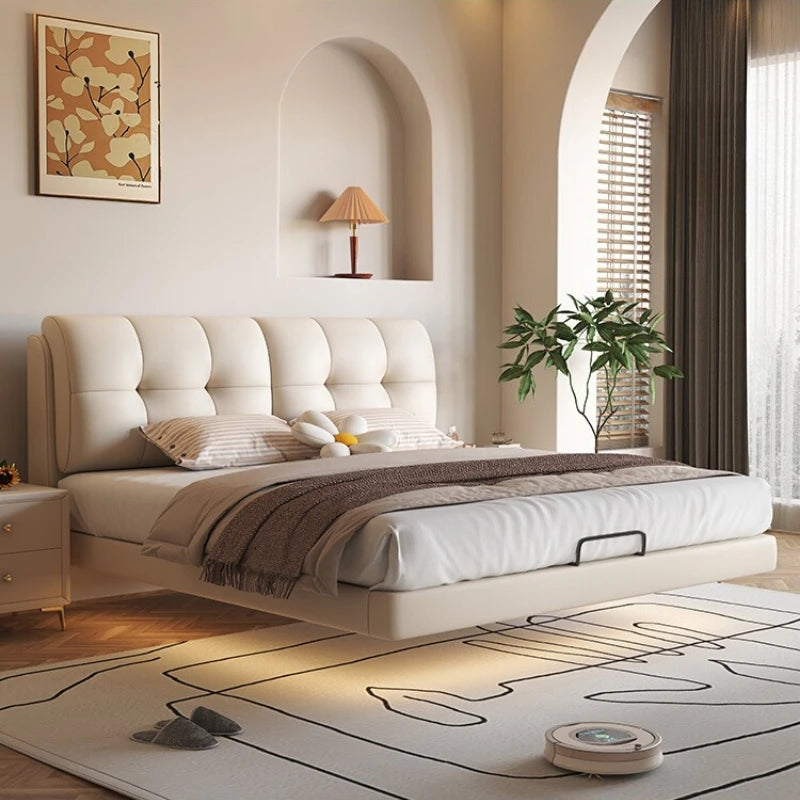 Wedding White Bed Beauty Princess Double Massage Luxury Aesthetics Bed Comfortable Fashionable Design Wood Muebles Furniture