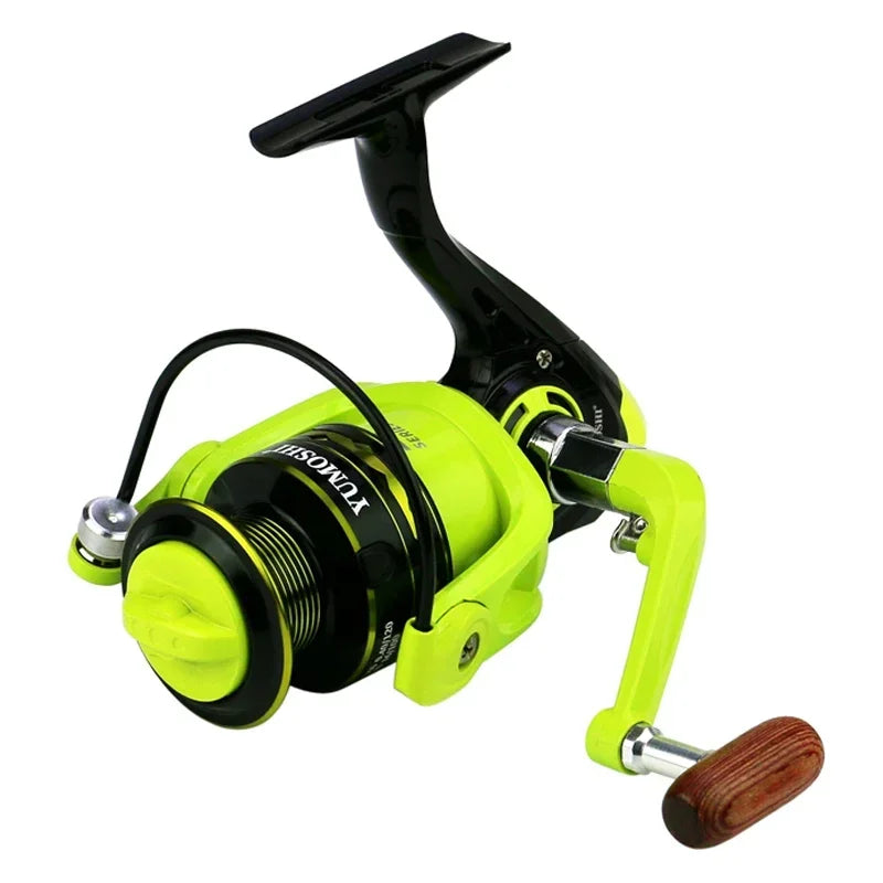 2000-7000 Saltwater Spinning Fishing Reel 5.2 1 High Speed Carp Fishing Coil Metal Magnetic Brake System Ultralight Fishing