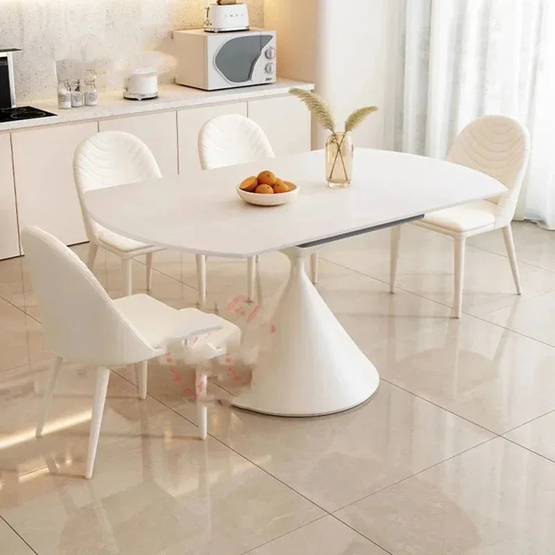 Wooden Nordic Dining Table Modern Minimalist Living Room Dining Table Luxury Style Mesas De Comedor Garden Furniture Sets