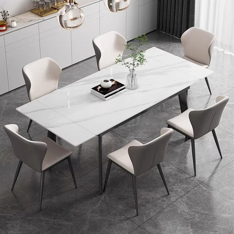Luxury Extendable Dining Table Quality Delicacy European Modern Dining Tablesnordic Portable Mesa De Comedor Dining Furniture