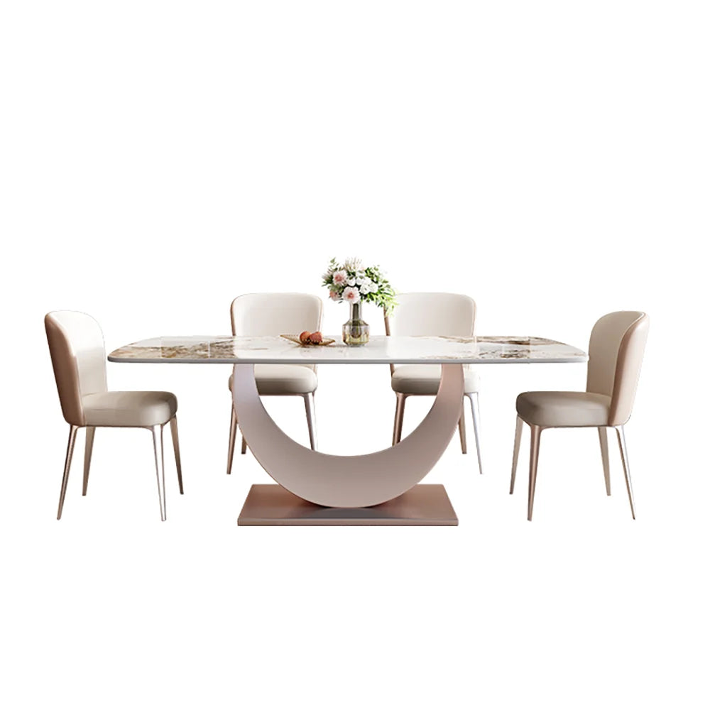 Italian Nordic Dining Table Simple Modern Decorate Luxury Dining Table Marble Minimalist Mesa De Comedor Home Furniture
