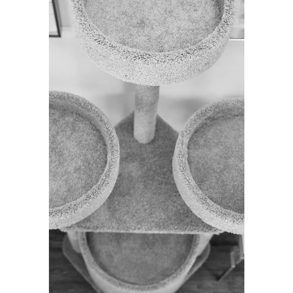 LUCK Prestige Cat Trees 130014-Tan Main Coon Cat House Cat Tree