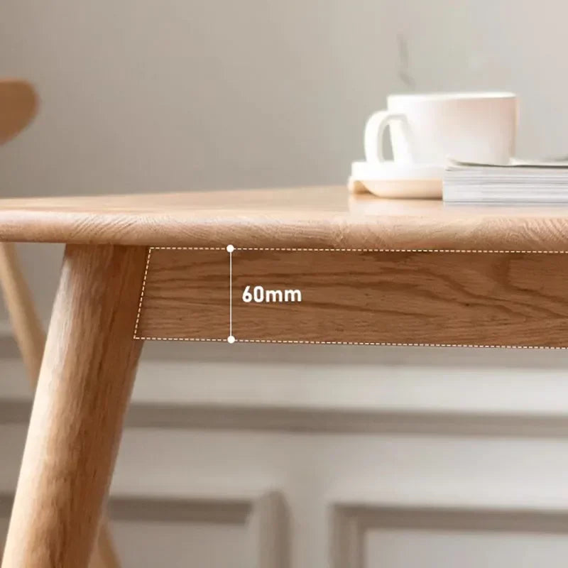 Wooden Minimalist Dining Table Simple Nordic Living Room Dining Table Rectangle Design Mesa De Comedor Garden Furniture Sets